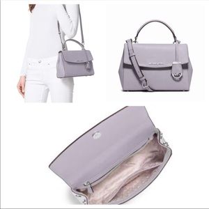 michael kors small Ava Lilac Saffiano